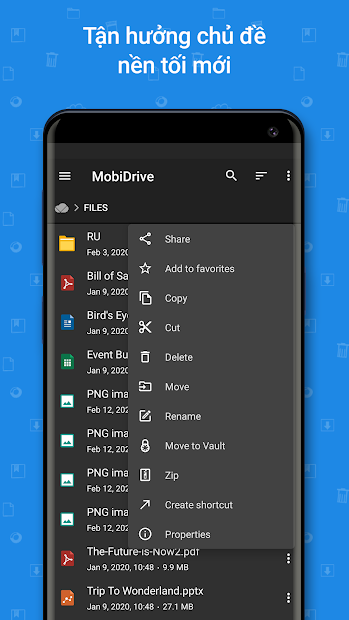 Screenshots File Commander - File Manager & Free Cloud: Quản lý chuyển đổi file