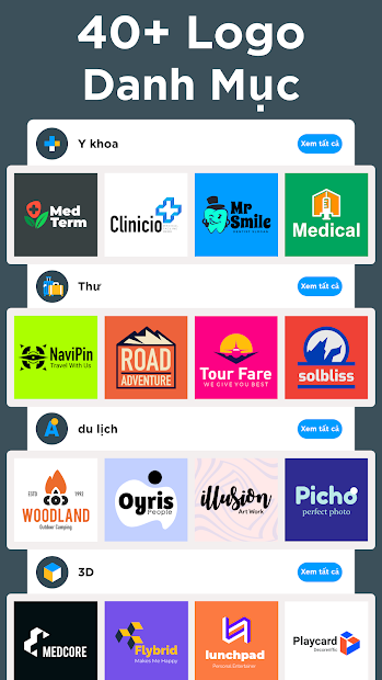 Screenshots Logo Maker: Thiết kế logo, biểu tượng miễn phí
