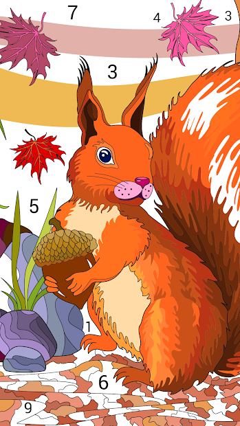 Screenshots Happy Color – Tô màu theo số