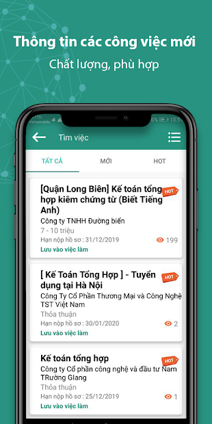 Screenshots Việc làm 365 - Tuyển dụng và tìm việc làm online