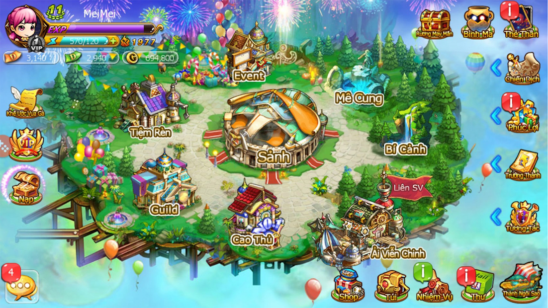 Screenshots Gunny Mobi - Game bắn Gà Teen & Chibi