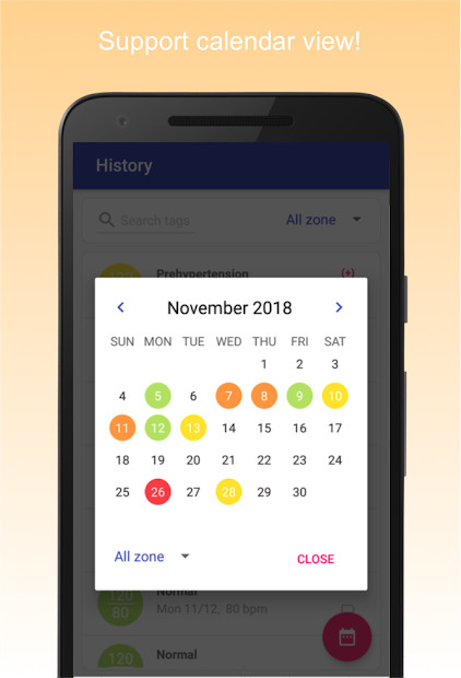 Screenshots Máy đo huyết áp & quản lý huyết áp cao