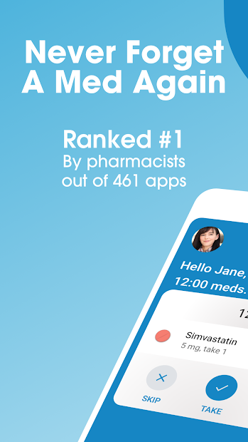 Screenshots Nhắc nhở uống thuốc - Hiển thị ghi chú, thời gian mỗi ngày