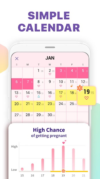Screenshots Theo dõi ngày hành kinh - Lịch rụng trứng & thai kỳ