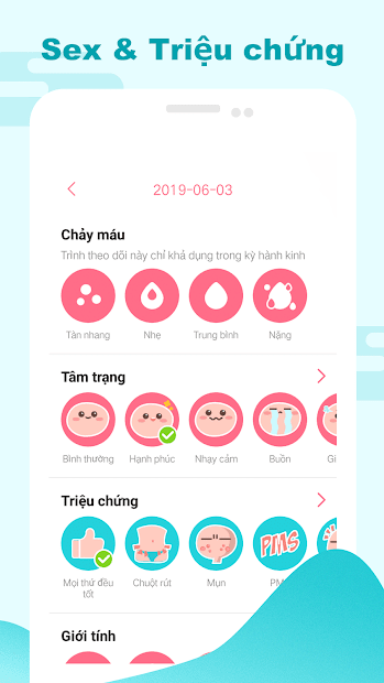 Screenshots Lịch kinh nguyệt & Tính ngày rụng trứng