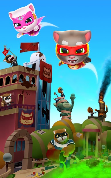 Screenshots Talking Tom Hero Dash Run Game - Chạy đua cùng mèo Tom
