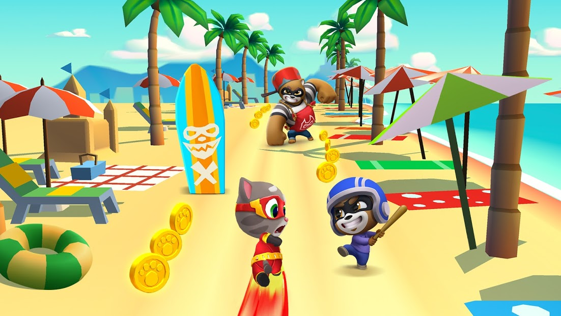 Screenshots Talking Tom Hero Dash Run Game - Chạy đua cùng mèo Tom