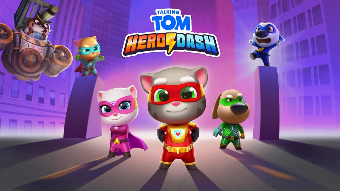 Screenshots Talking Tom Hero Dash Run Game - Chạy đua cùng mèo Tom