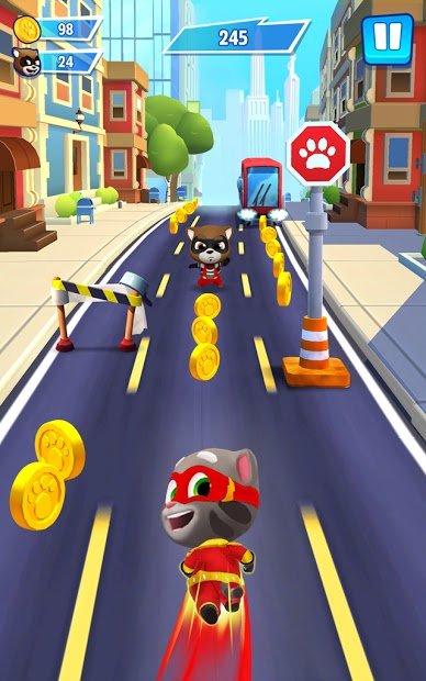 Screenshots Talking Tom Hero Dash Run Game - Chạy đua cùng mèo Tom