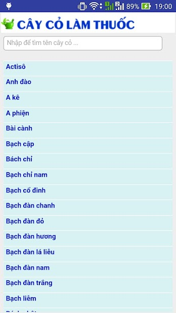Screenshots Cây cỏ làm thuốc: Tra cứu cây thuốc thiên nhiên
