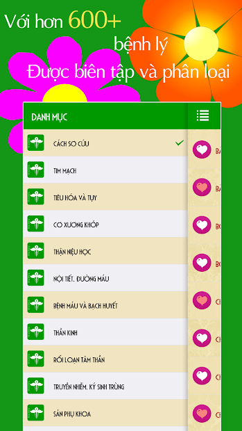 Screenshots Sổ Tay Bệnh Lý: Tìm hiểu thông tin về các bệnh phổ biến
