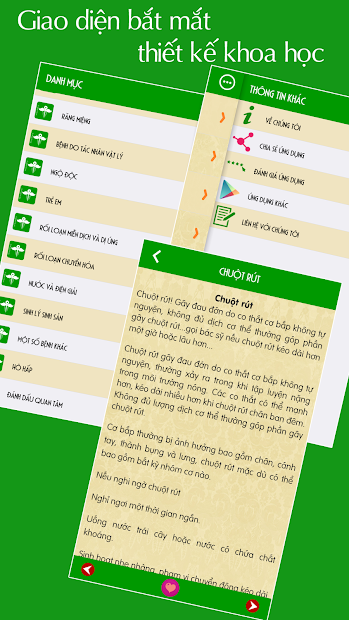 Screenshots Sổ Tay Bệnh Lý: Tìm hiểu thông tin về các bệnh phổ biến