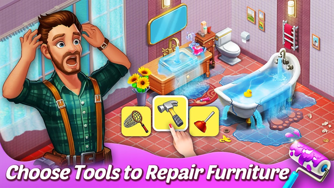 Screenshots Matchington Mansion - Trò chơi kim cương kết hợp xây dựng biệt thự