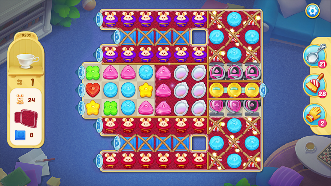 Screenshots Matchington Mansion - Trò chơi kim cương kết hợp xây dựng biệt thự