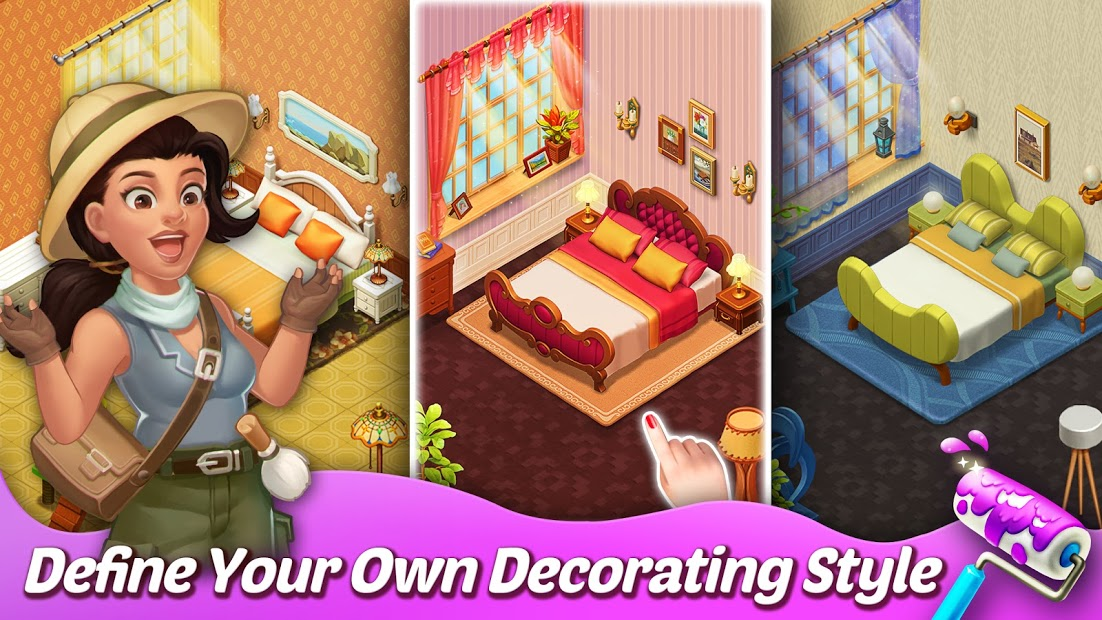 Screenshots Matchington Mansion - Trò chơi kim cương kết hợp xây dựng biệt thự