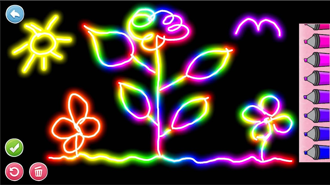 Screenshots Beauty Makeup Glitter Coloring Book for Girls: Trò chơi vẽ tranh