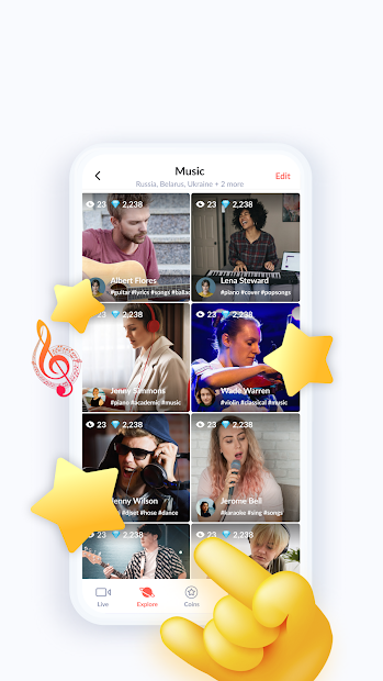 Screenshots Tango - Mạng xã hội Tango