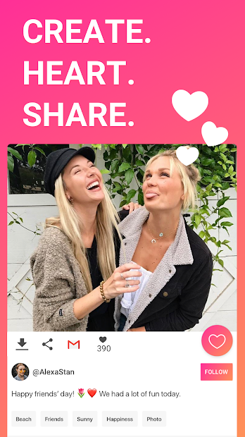 Screenshots We Heart It- Mạng xã hội tìm kiếm ảnh nhanh nhất