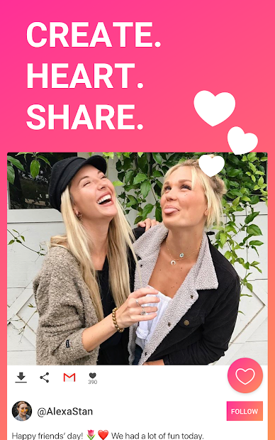 Screenshots We Heart It- Mạng xã hội tìm kiếm ảnh nhanh nhất