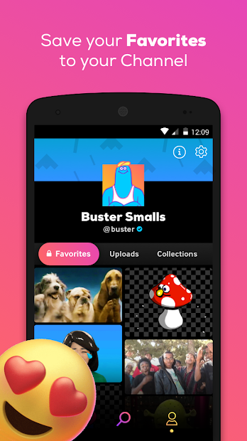 Screenshots GIPHY - Animated GIFs Search Engine- Tạo hình Giphy trên điện thoại
