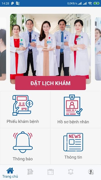 Screenshots Đặt hẹn khám Bệnh viện Nhân dân Gia định: Đặt lịch khám bệnh online