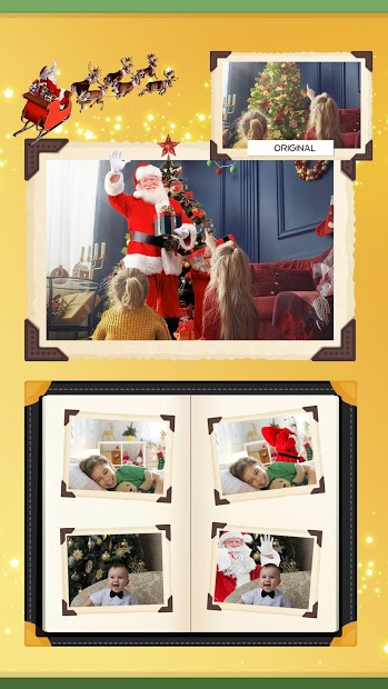 Screenshots Ảnh của bạn với ông già Noel: Tạo ảnh chụp của bạn với ông già Noel
