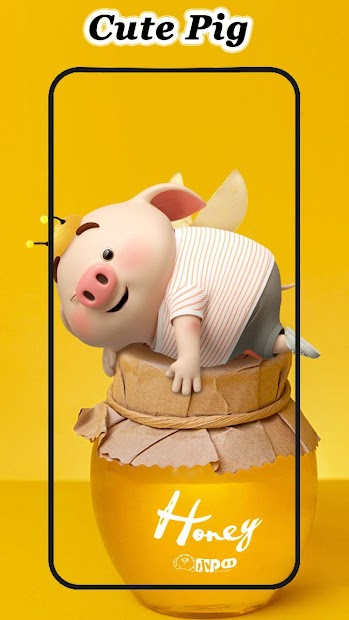 Screenshots Cute Pig Wallpapers - Hình nền heo dễ thương cho điện thoại