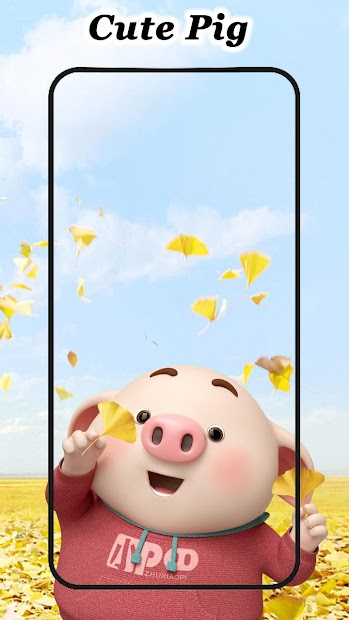 Screenshots Cute Pig Wallpapers - Hình nền heo dễ thương cho điện thoại