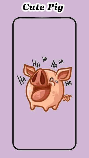 Screenshots Cute Pig Wallpapers - Hình nền heo dễ thương cho điện thoại