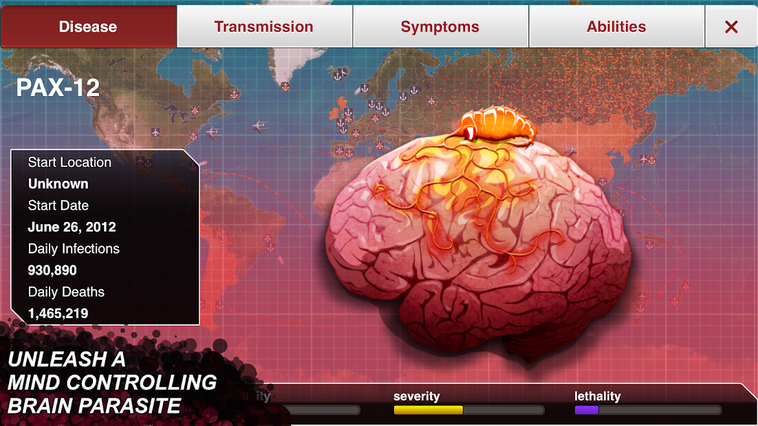 Screenshots Plague Inc - Kẻ mang mầm bệnh hủy diệt thế giới