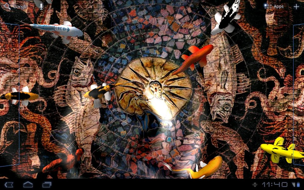 Screenshots Koi Free Live Wallpaper- Hình động cá Koi