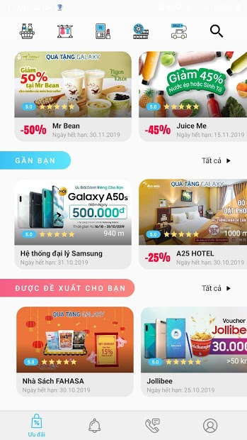 Galaxy Gift Screenshots - Ứng dụng tiện ích dành riêng cho khách hàng Samsung