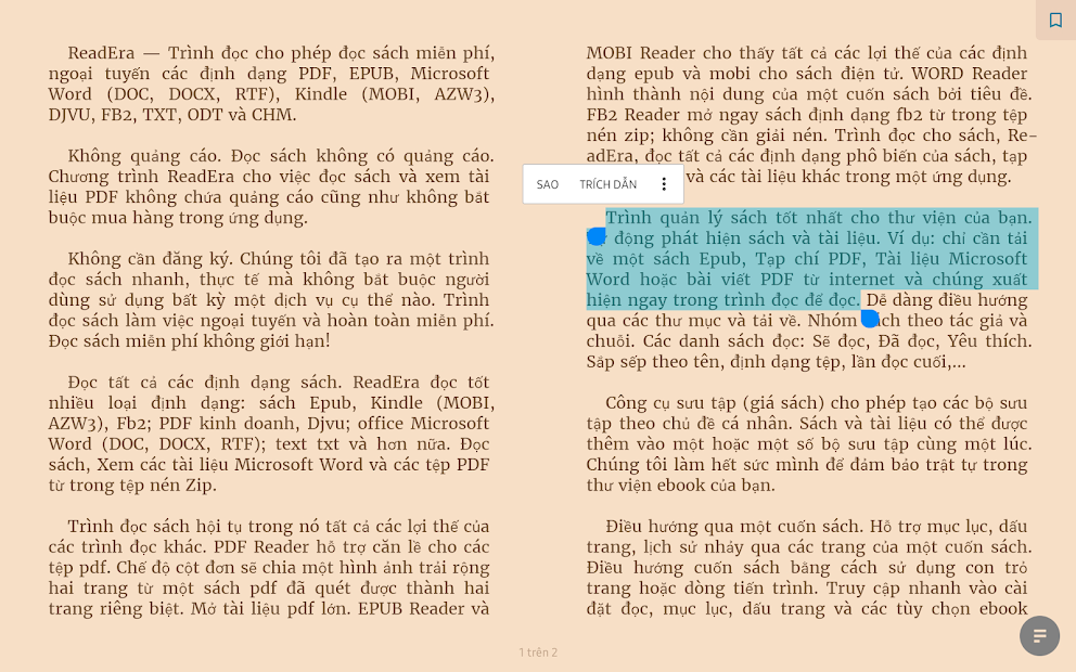 Screenshots ReadEra - Trình đọc sách và tài liệu đa năng
