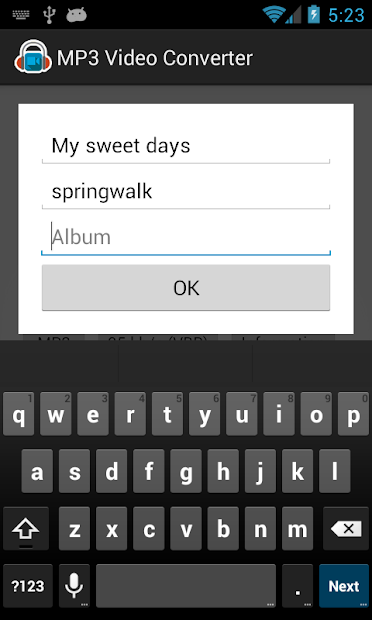 Screenshots MP3 Video Converter - Trình chuyển đổi video sang audio MP3, AAC