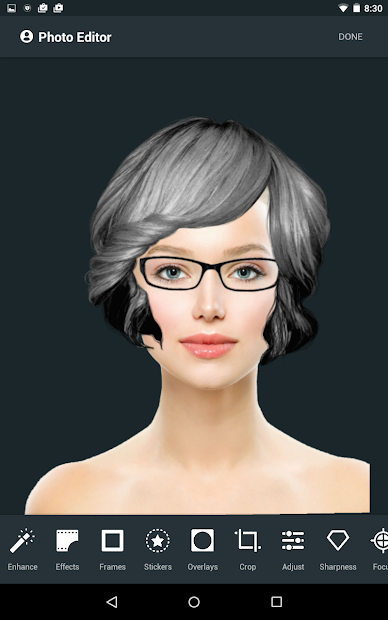 Screenshots Hair Style Changer  - Ứng dụng thử kiểu tóc, thay đổi kiểu tóc nam nữ