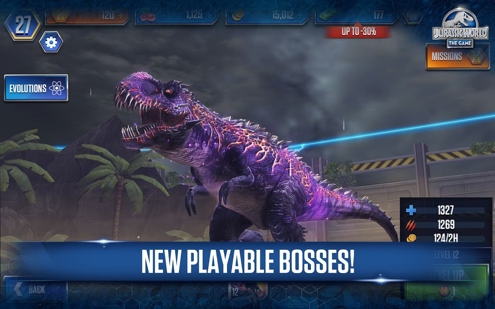 Screenshots Jurassic World™: The game - Game xây dựng công viên khủng long