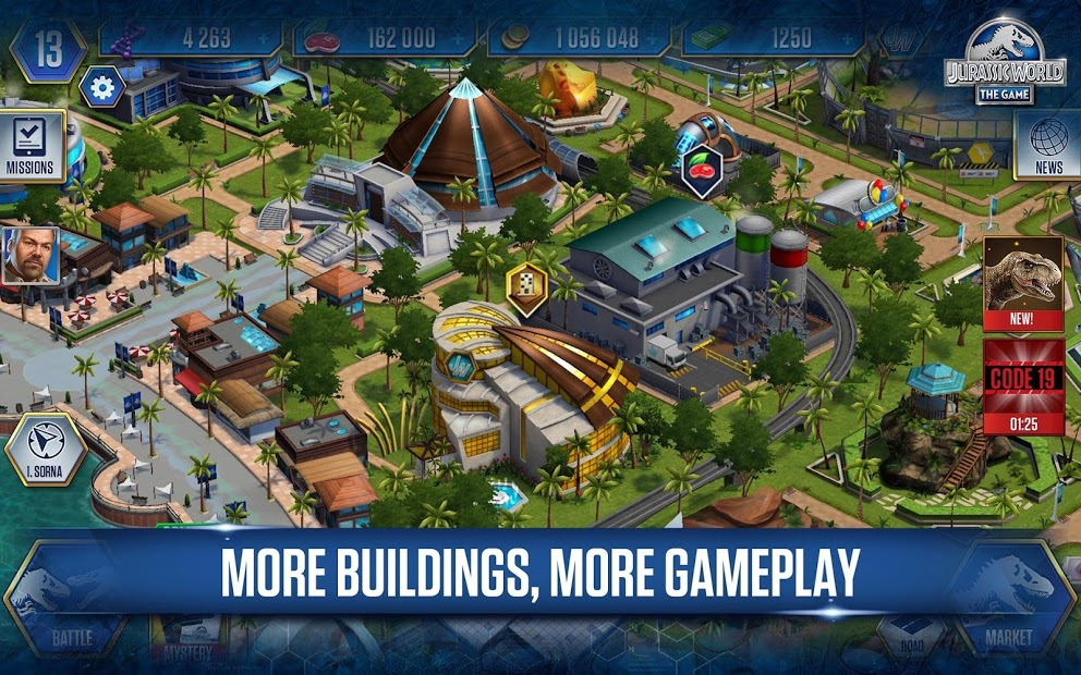 Screenshots Jurassic World™: The game - Game xây dựng công viên khủng long