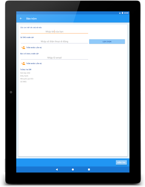 Screenshots Chuông báo chống trộm