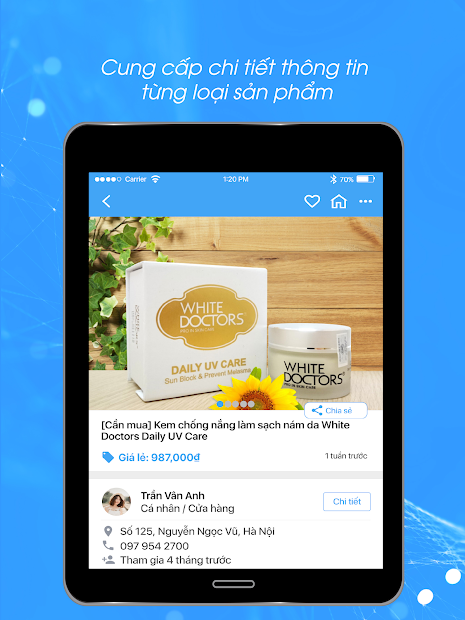 Screenshots Barcode Việt - Phát hiện hàng giả