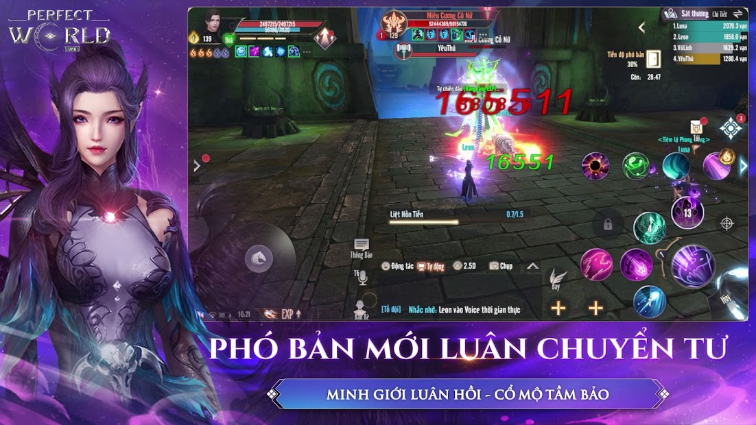 Screenshots Perfect World - Thế Giới Hoàn Mỹ Mobile