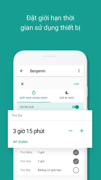 Screenshots Google Family Link - Ứng dụng kết nối gia đình