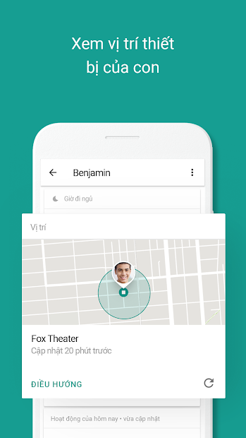 Screenshots Google Family Link - Ứng dụng kết nối gia đình