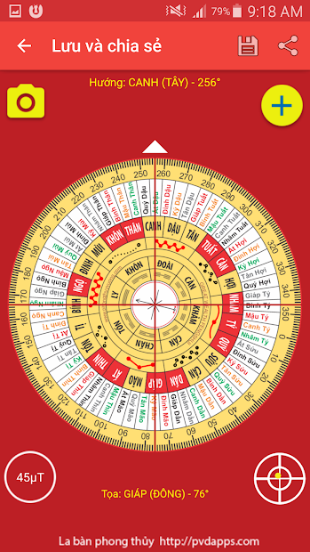 Screenshots La bàn Phong thủy