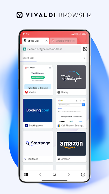Screenshots Vivaldi - Trình duyệt nhanh với trình chặn QC