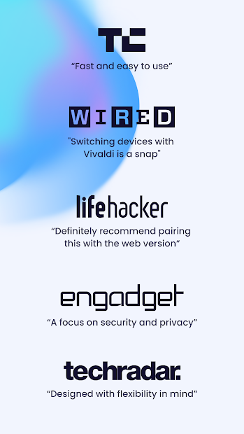 Screenshots Vivaldi - Trình duyệt nhanh với trình chặn QC