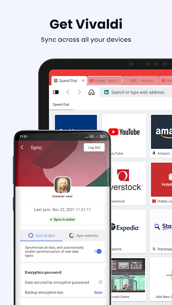 Screenshots Vivaldi - Trình duyệt nhanh với trình chặn QC