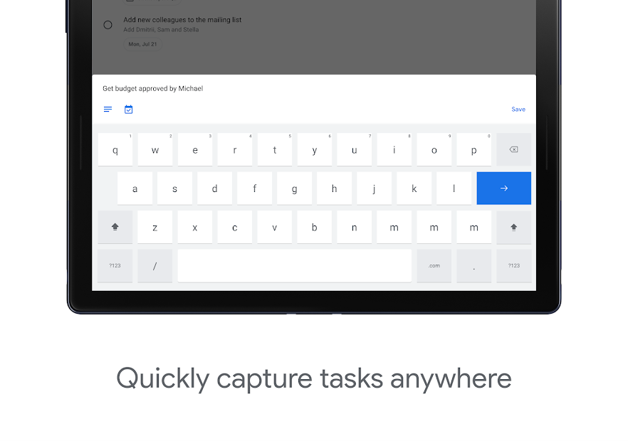 Screenshots Google Task - Nhắc nhở công việc cho bạn