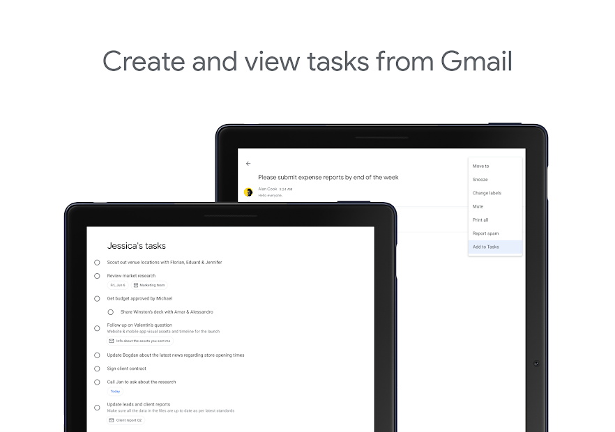 Ảnh chụp màn hình Google Task - nhắc nhở công việc cho bạn