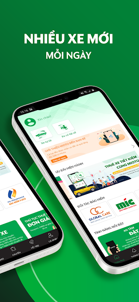 Screenshots MIOTO - Ứng dụng thuê xe ô tô giá rẻ, nhiều xe