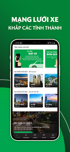 Screenshots MIOTO - Ứng dụng thuê xe ô tô giá rẻ, nhiều xe